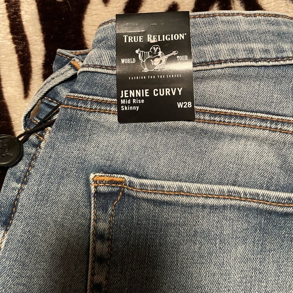 True Religion Jennie Buddha Back Pocket Skinny Jeans - Picture 8 of 10